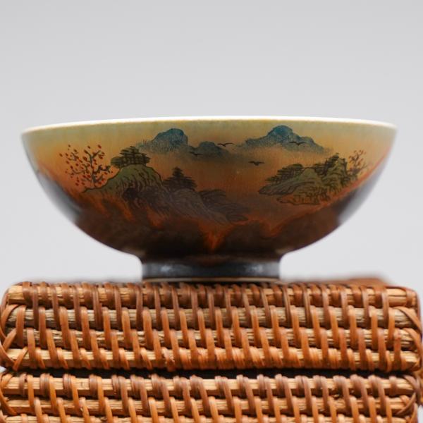 Пиала «Воды и горы 189» Цзиндэчжэнь керамика 95 мл фото