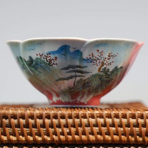 Пиала «Воды и горы 163» Цзиндэчжэнь керамика 80&nbsp;мл