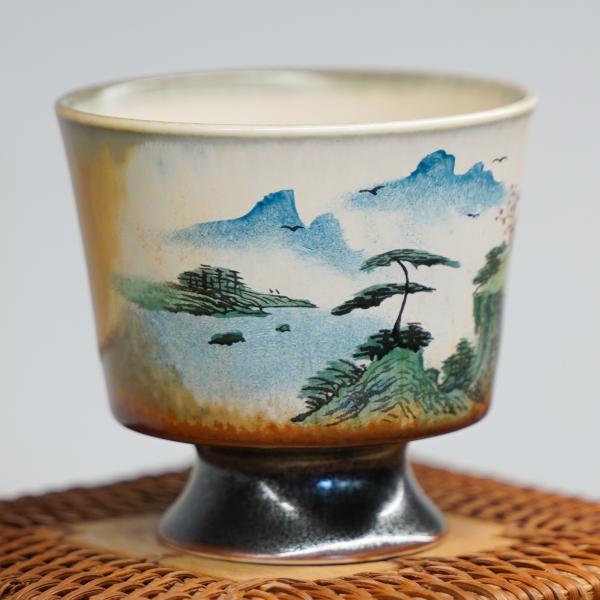Пиала «Воды и горы 133» Цзиндэчжэнь керамика 95 мл Пиала «Воды и горы 133» Цзиндэчжэнь керамика 95 мл