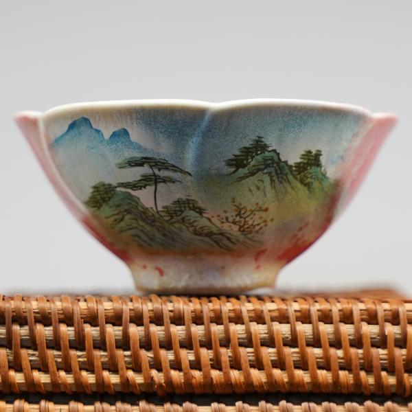 Пиала «Воды и горы 160» Цзиндэчжэнь керамика 80&nbsp;мл