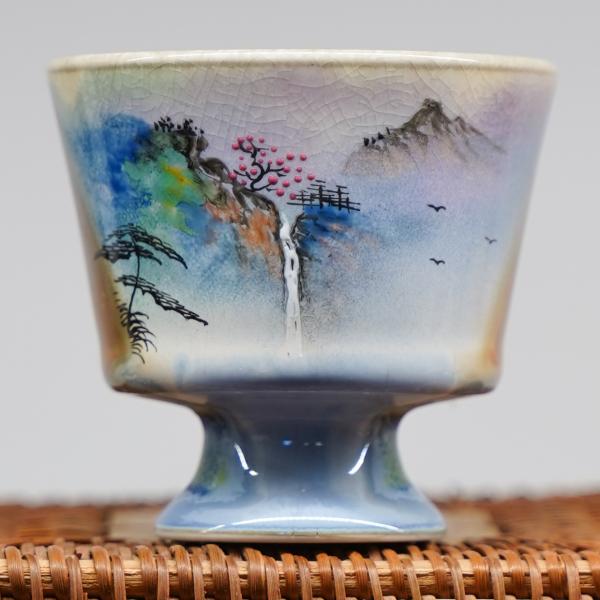 Пиала «Воды и горы 179» Цзиндэчжэнь керамика 75 мл фото