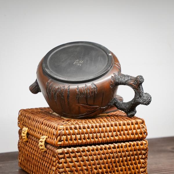 Чайник «Деревянный Ши Пяо 2» Цзяньшуй керамика 245&nbsp;мл