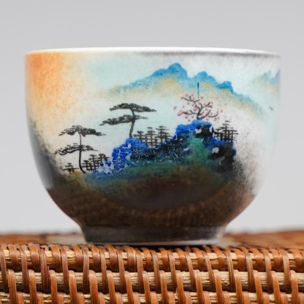Пиала «Воды и горы 181» Цзиндэчжэнь керамика 100 мл фото