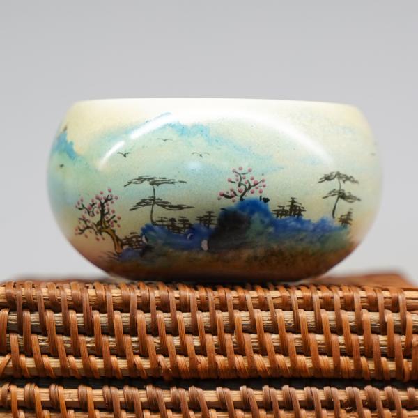 Пиала «Воды и горы 166» Цзиндэчжэнь керамика 125&nbsp;мл