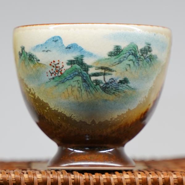 Пиала «Воды и горы 97» Цзиндэчжэнь керамика 95&nbsp;мл