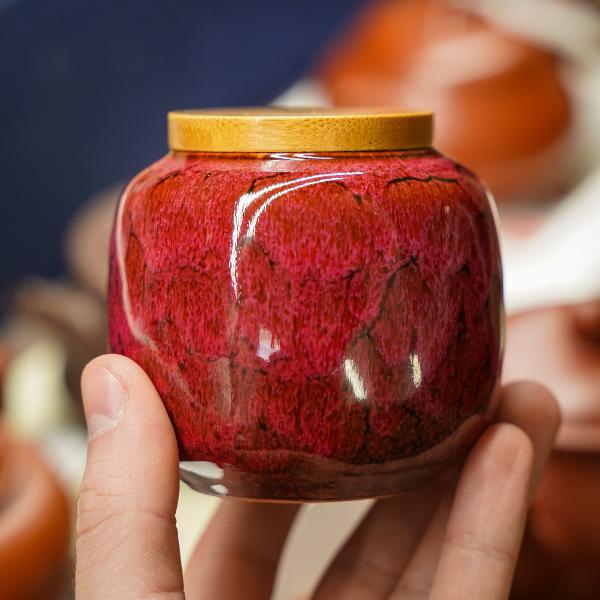 Чайница «Красная планета» керамика 200 мл фото
