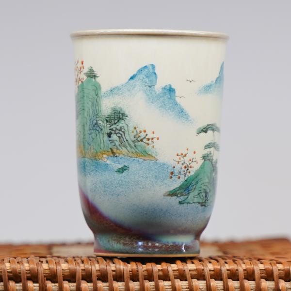 Пиала «Воды и горы 173» Цзиндэчжэнь керамика 70 мл фото