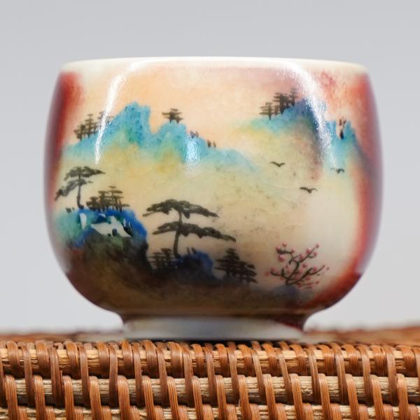 Пиала «Воды и горы 162» Цзиндэчжэнь керамика 90&nbsp;мл