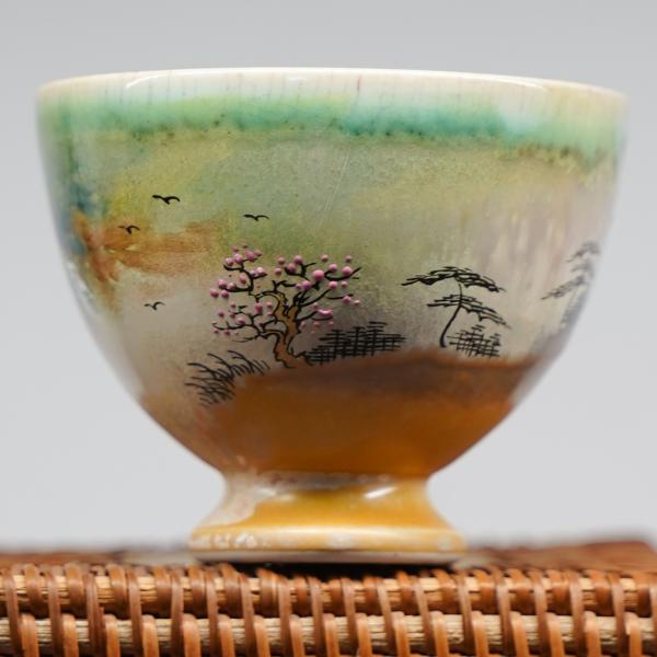 Пиала «Воды и горы 186» Цзиндэчжэнь керамика 100 мл фото