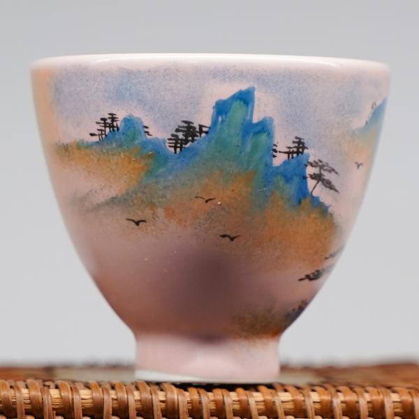 Пиала «Воды и горы 99» Цзиндэчжэнь керамика 75&nbsp;мл