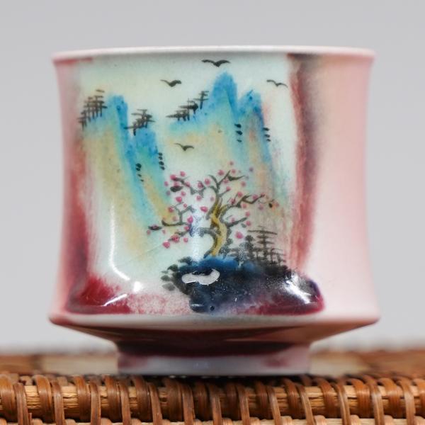 Пиала «Воды и горы 103» Цзиндэчжэнь керамика 50&nbsp;мл