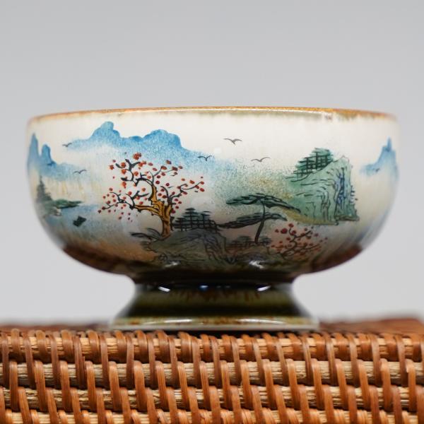 Пиала «Воды и горы 101» Цзиндэчжэнь керамика 85&nbsp;мл