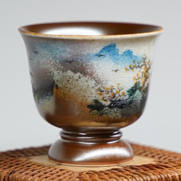 Пиала «Воды и горы 129» Цзиндэчжэнь керамика 100&nbsp;мл