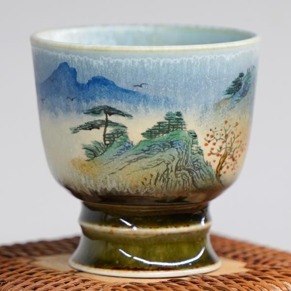 Пиала «Воды и горы 123» Цзиндэчжэнь керамика 95&nbsp;мл