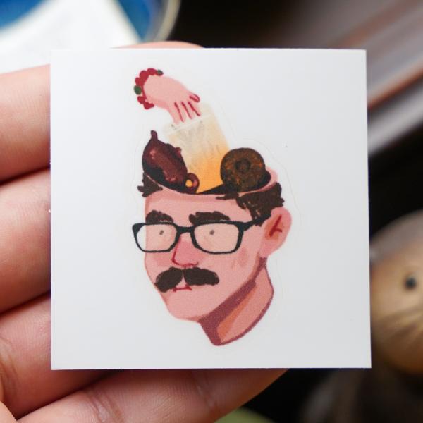 Чайный стикер № 40 «Чай головного мозга» фото