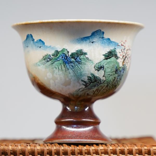 Пиала «Воды и горы 142» Цзиндэчжэнь керамика 100 мл Пиала «Воды и горы 142» Цзиндэчжэнь керамика 100 мл фото