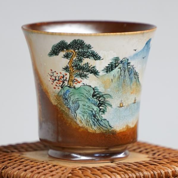 Пиала «Воды и горы 102» Цзиндэчжэнь керамика 100&nbsp;мл