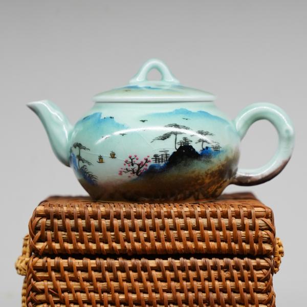 Чайник «296» Цзиндэчжэнь керамика 170&nbsp;мл