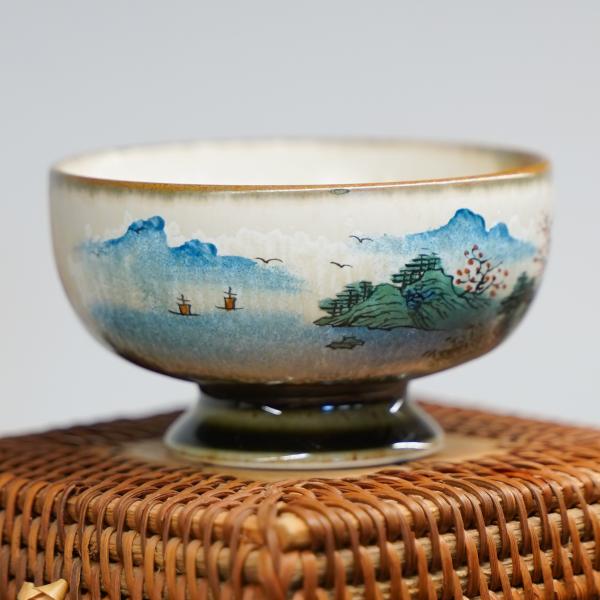 Пиала «Воды и горы 154» Цзиндэчжэнь керамика 100 мл Пиала «Воды и горы 154» Цзиндэчжэнь керамика 100 мл