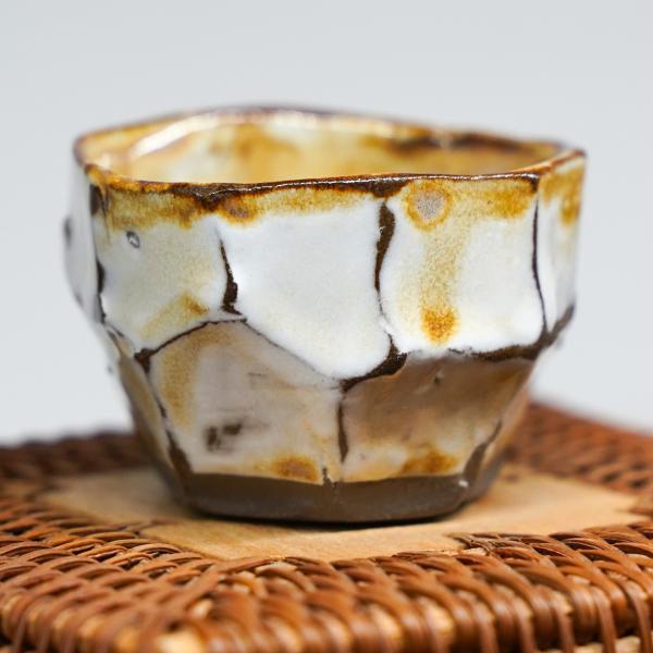 Пиала «Бело-жёлтая» керамика 35&nbsp;мл