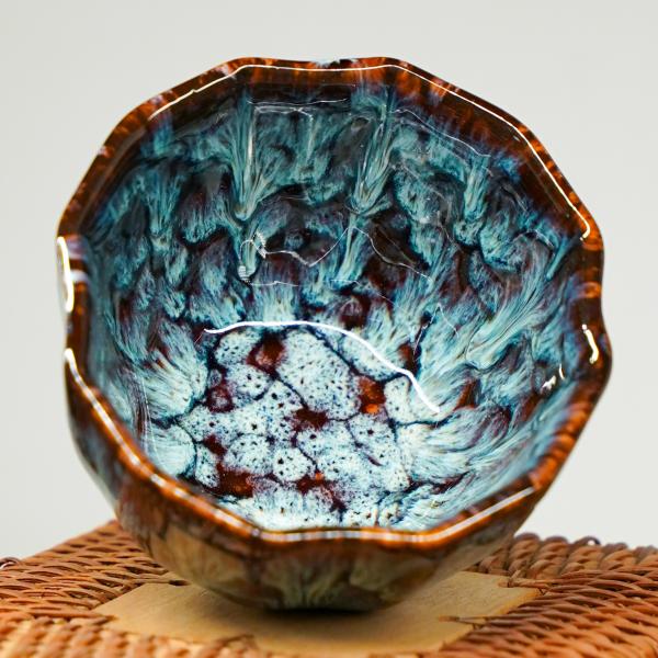 Пиала «Синее пламя» керамика 100 мл Пиала «Синее пламя» керамика 100 мл