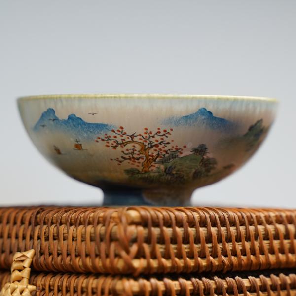 Пиала «Воды и горы 151» Цзиндэчжэнь керамика 100 мл Пиала «Воды и горы 151» Цзиндэчжэнь керамика 100 мл