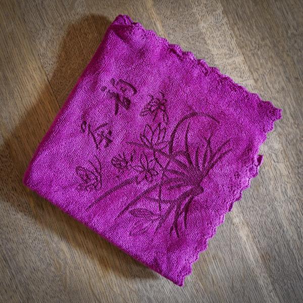 Чайное полотенце «Цветы 2» 28×28 см фото