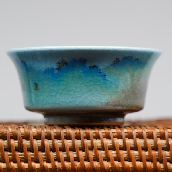 Пиала «Воды и горы 118» Цзиндэчжэнь керамика 70&nbsp;мл