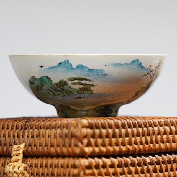 Пиала «Воды и горы 119» Цзиндэчжэнь керамика 100&nbsp;мл