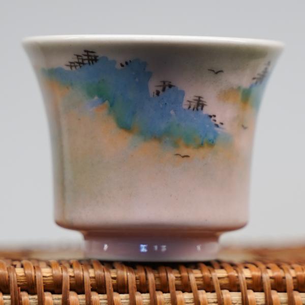 Пиала «Воды и горы 168» Цзиндэчжэнь керамика 50&nbsp;мл