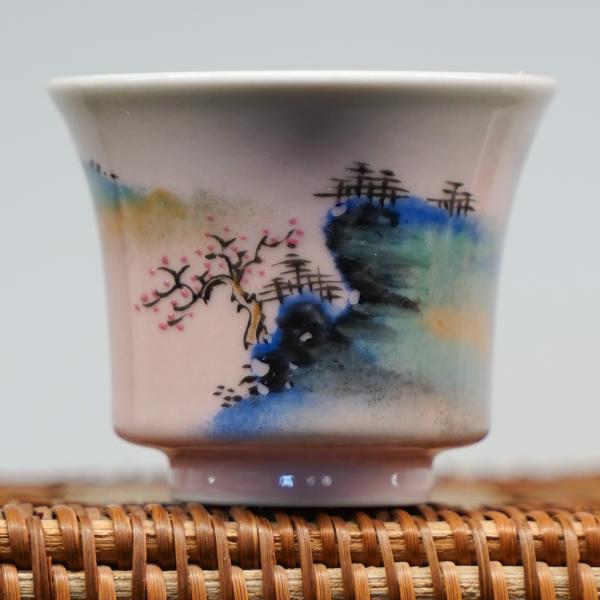 Пиала «Воды и горы 168» Цзиндэчжэнь керамика 50&nbsp;мл