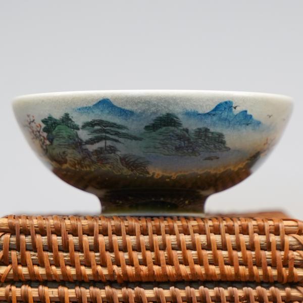 Пиала «Воды и горы 141» Цзиндэчжэнь керамика 100 мл фото