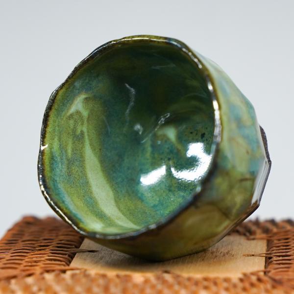 Пиала «Зелёная 2» керамика 45&nbsp;мл