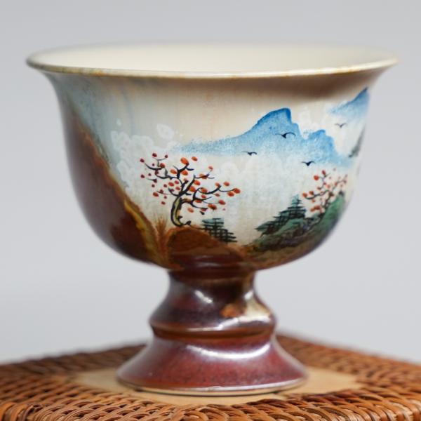 Пиала «Воды и горы 126» Цзиндэчжэнь керамика 100&nbsp;мл