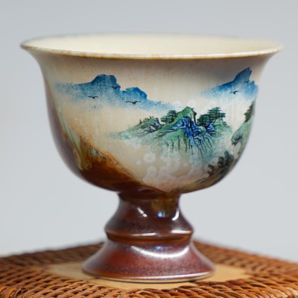 Пиала «Воды и горы 142» Цзиндэчжэнь керамика 100&nbsp;мл