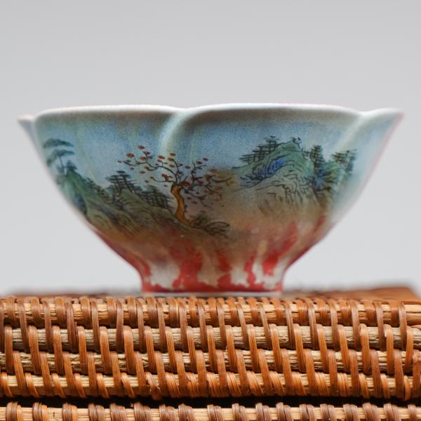 Пиала «Воды и горы 125» Цзиндэчжэнь керамика 100 мл фото