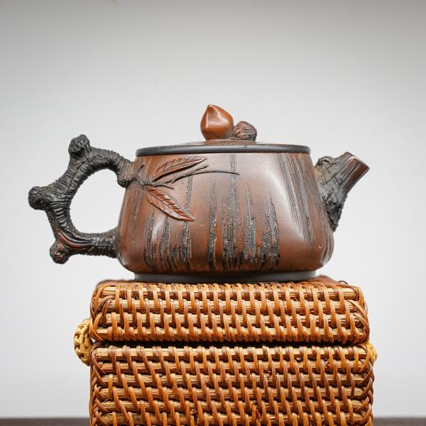 Чайник «Деревянный Ши Пяо 2» Цзяньшуй керамика 245&nbsp;мл