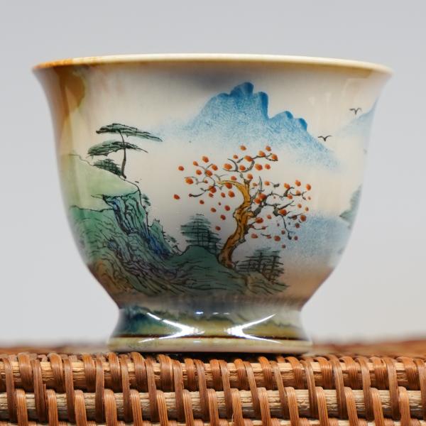 Пиала «Воды и горы 143» Цзиндэчжэнь керамика 70 мл Пиала «Воды и горы 143» Цзиндэчжэнь керамика 70 мл фото
