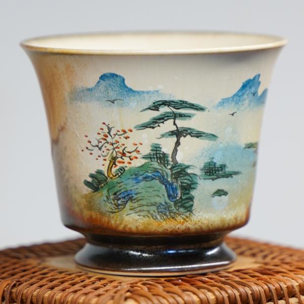 Пиала «Воды и горы 140» Цзиндэчжэнь керамика 130&nbsp;мл