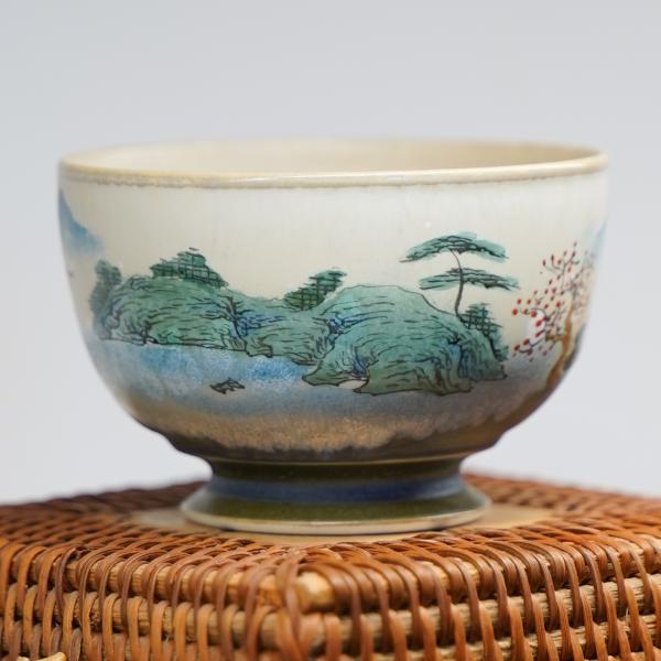 Пиала «Воды и горы 158» Цзиндэчжэнь керамика 120&nbsp;мл