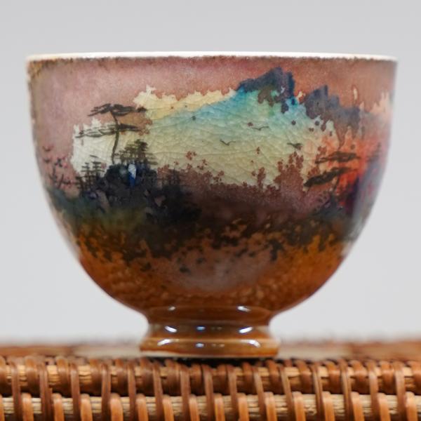 Пиала «Воды и горы 178» Цзиндэчжэнь керамика 100 мл фото