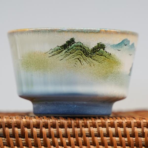 Пиала «Воды и горы 137» Цзиндэчжэнь керамика 110 мл Пиала «Воды и горы 137» Цзиндэчжэнь керамика 110 мл
