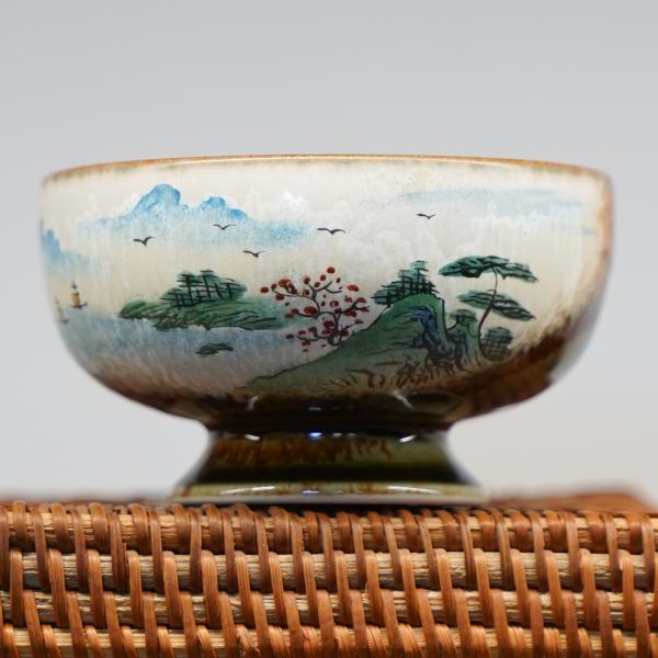 Пиала «Воды и горы 134» Цзиндэчжэнь керамика 100 мл Пиала «Воды и горы 134» Цзиндэчжэнь керамика 100 мл фото