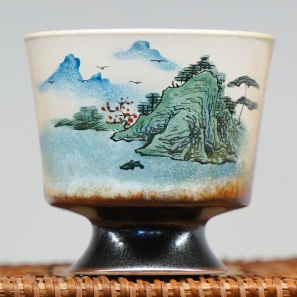 Пиала «Воды и горы 169» Цзиндэчжэнь керамика 100&nbsp;мл