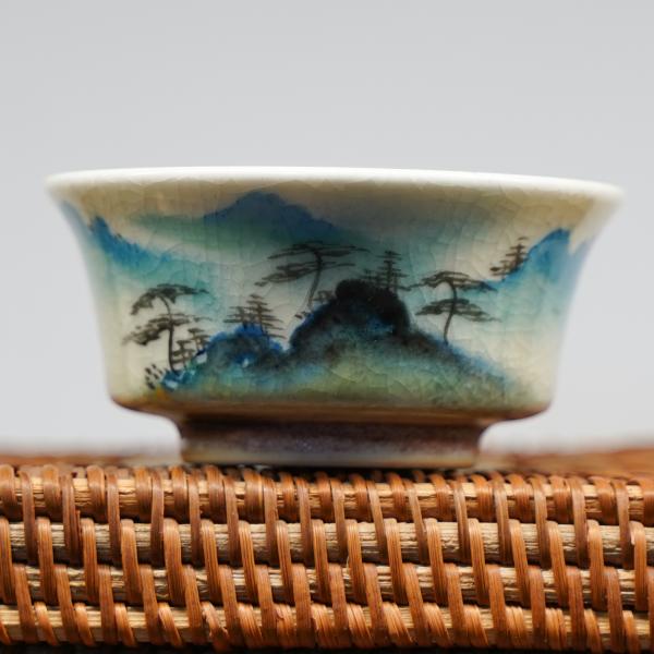 Пиала «Воды и горы 161» Цзиндэчжэнь керамика 75&nbsp;мл
