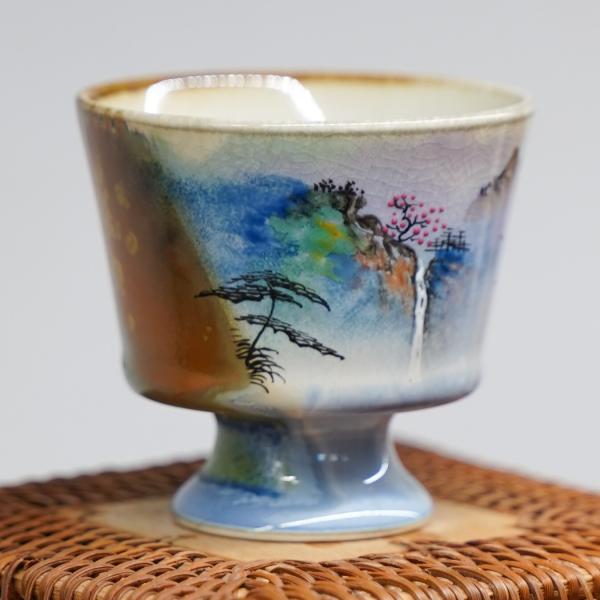 Пиала «Воды и горы 179» Цзиндэчжэнь керамика 75&nbsp;мл