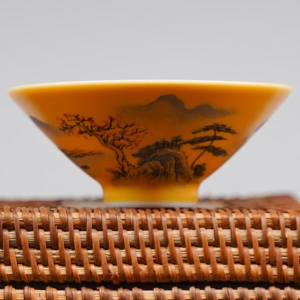 Пиала «Воды и горы 113» Цзиндэчжэнь керамика 70 мл фото