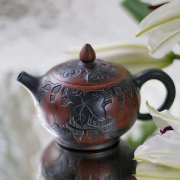 Чайник из Гуанси «Нисин Тао тыква» 220 мл фото