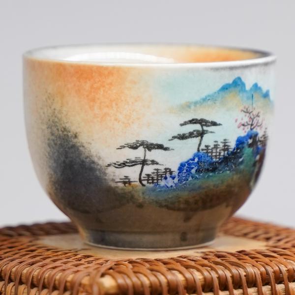 Пиала «Воды и горы 181» Цзиндэчжэнь керамика 100&nbsp;мл