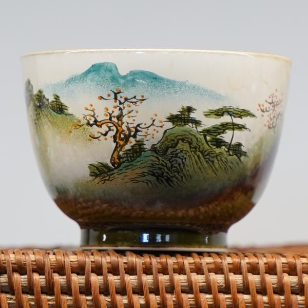 Пиала «Воды и горы 152» Цзиндэчжэнь керамика 120 мл фото